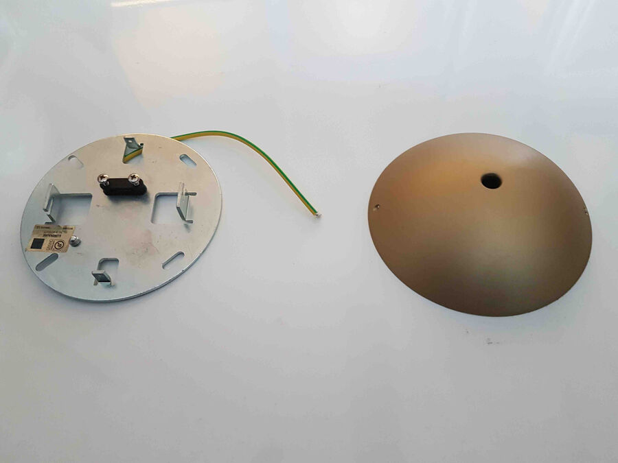 IC Suspension Brass ceiling rose assembly