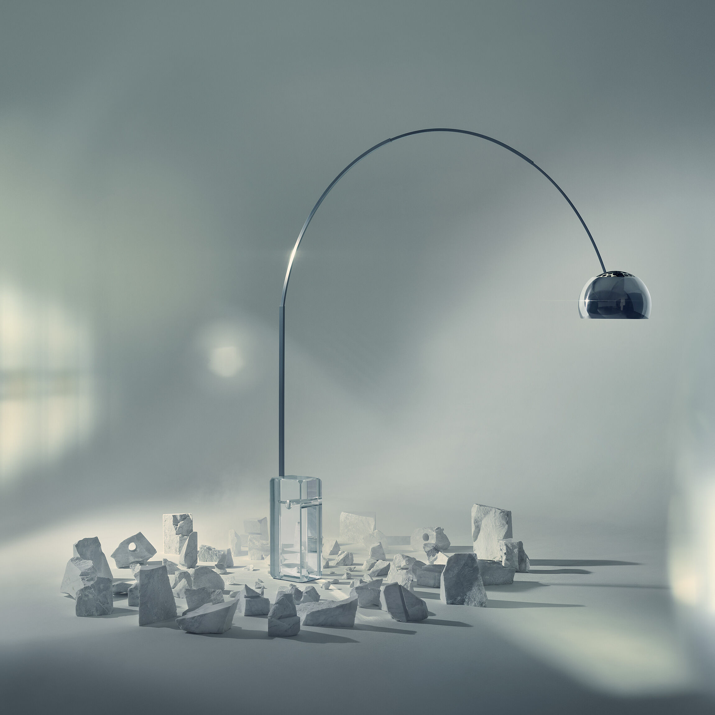 Arco K Floor Lamp by Achille and Pier Giacomo Castiglioni | Flos USA