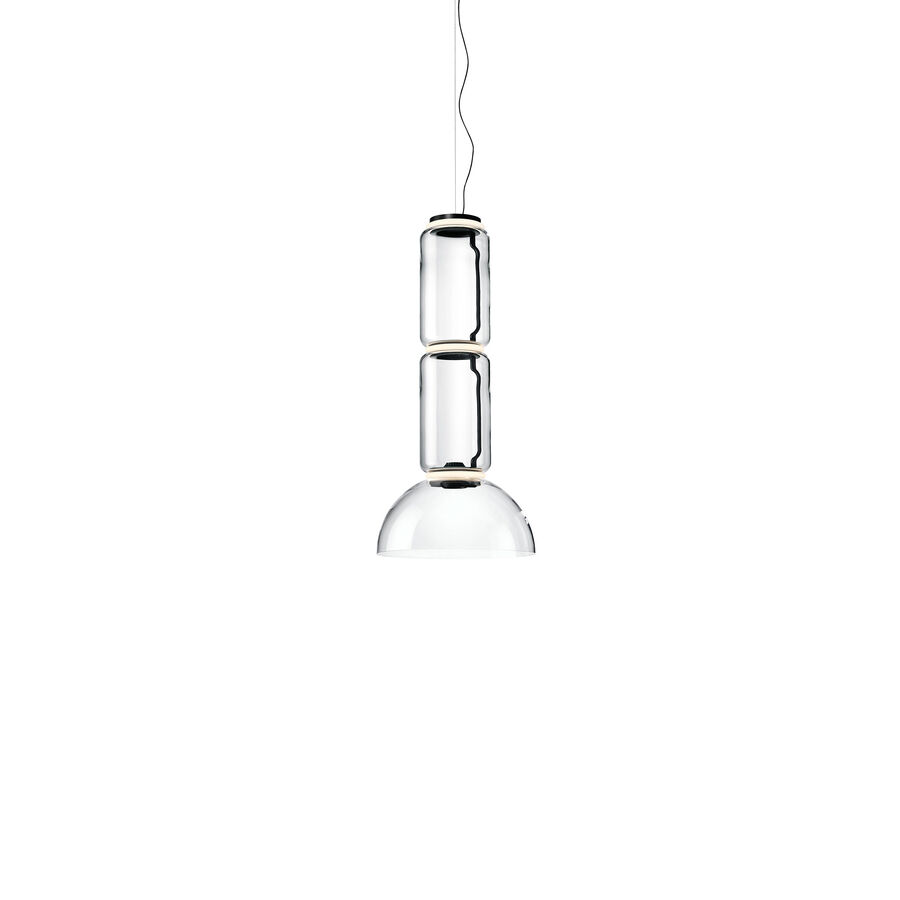 Flos Noctambule Suspension 2 Low Cylinder Bowl lamp, Pendant