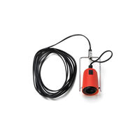 265 / 265 Small , Matt Red Lamp Holder with Reflector Support Assembly