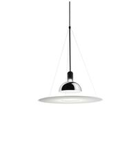 Frisbi Pendant Ceiling Dimmable Lamp in Black or Nickel