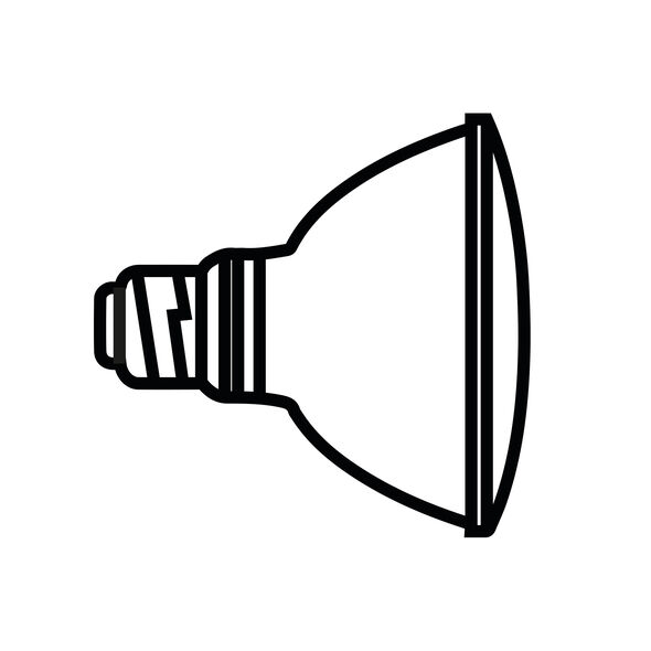 Flos LED Lamp E27 15W 3000K PAR38 Non Dimmable lamp, Bulbs