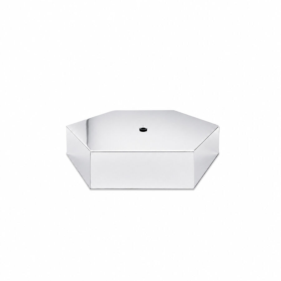 Flos Original Spare Part Bellhop Glass 2 hole frame shiny white
