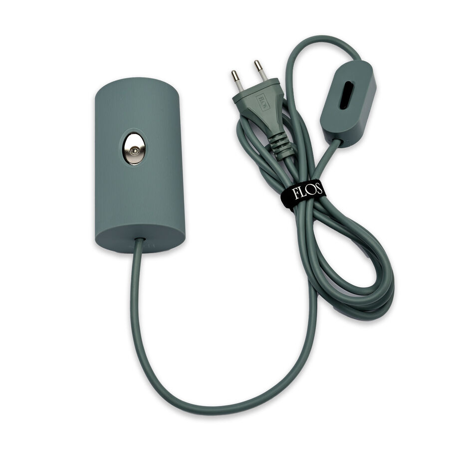 Flos Original Spare Part Green electric mounting with On/Off switch and diffuser