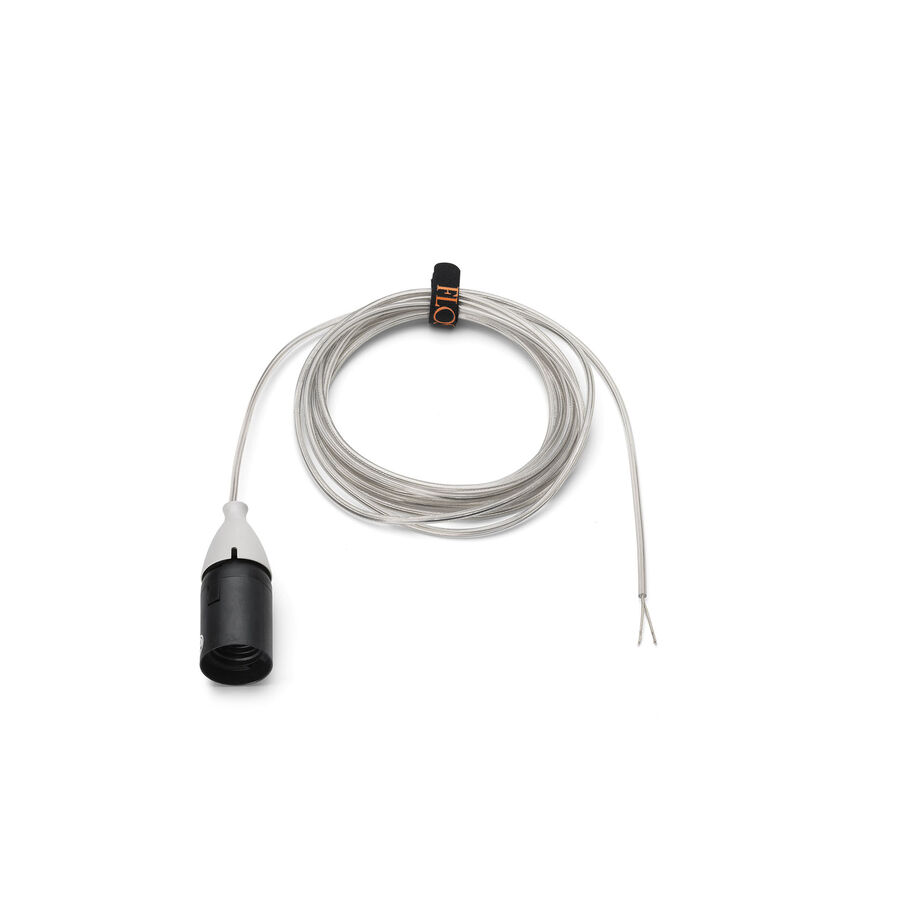 Flos Original Spare Part Romeo Moon S1/2 E26 Lamp holder and 16.4 ft electrical cable