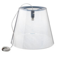 Ktribe Suspension 2 Transparent external diffuser assembly with lampholder and electrical cable