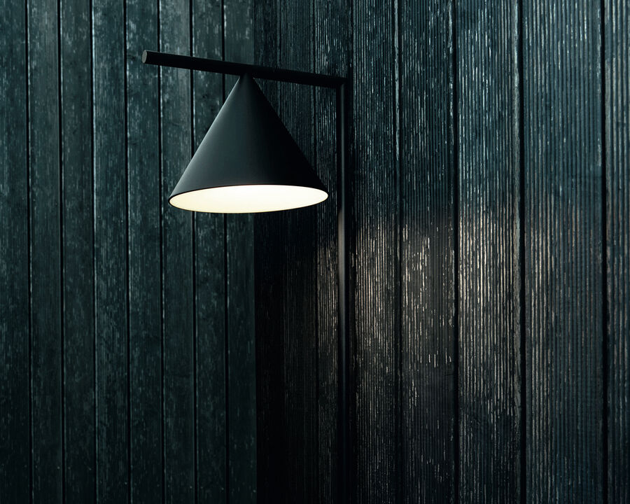 Flos Captain Flint Outdoor H 1537 mm Burgundy Red/Black Lava lamp, Outdoor Lamps