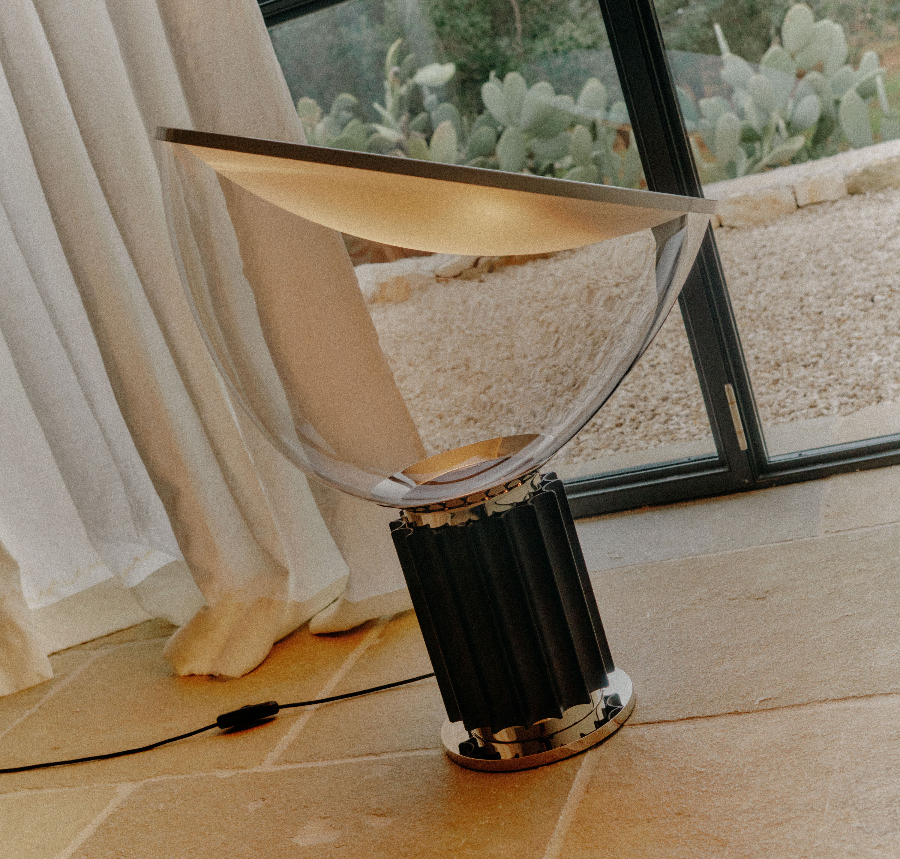 Taccia Modern Table Lamp by Achille and Pier Giacomo Castiglioni