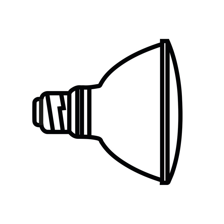 Flos LED Lamp E27 17W PAR38 Non-Dimmable lamp, Bulbs