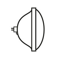 Incandescent Reflector Lamp GX16d 300W 2750K PAR56 Dimmable