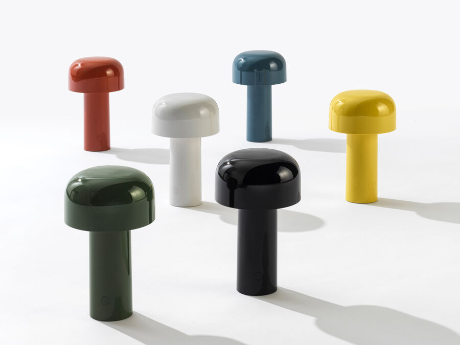 Flos Bellhop Unplugged lamp, Table in environment