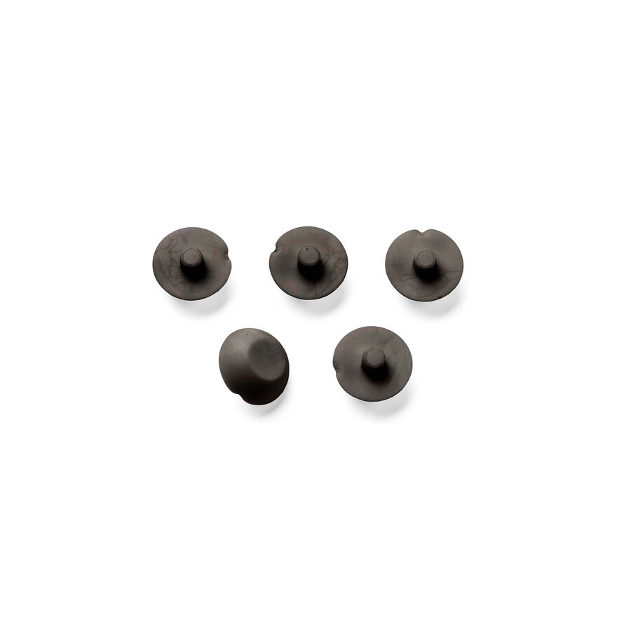 Flos Original Spare Part Kit of 5 black feet for base