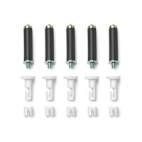 String Light Kit with white hooks and white cable clamps