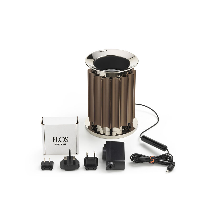 Taccia Small Led Bronze base and new dimmer assembly