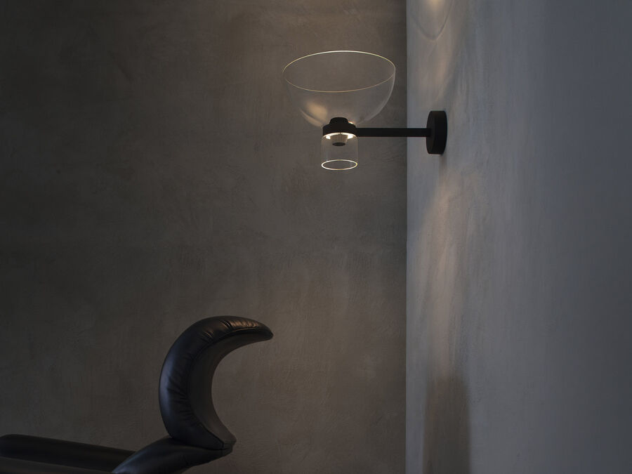 Flos Nocturne W Bowl lamp, Wall in environment