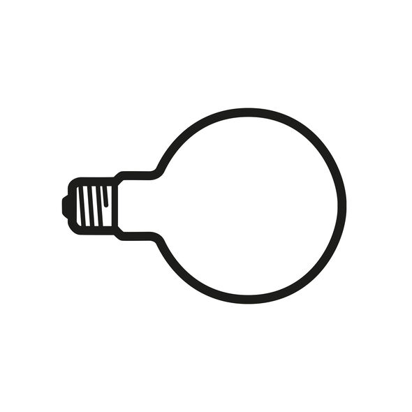 Lampada Flos LED Lamp 2W E27 230V 2700K G125 Non Dimmmable, Lampadine
