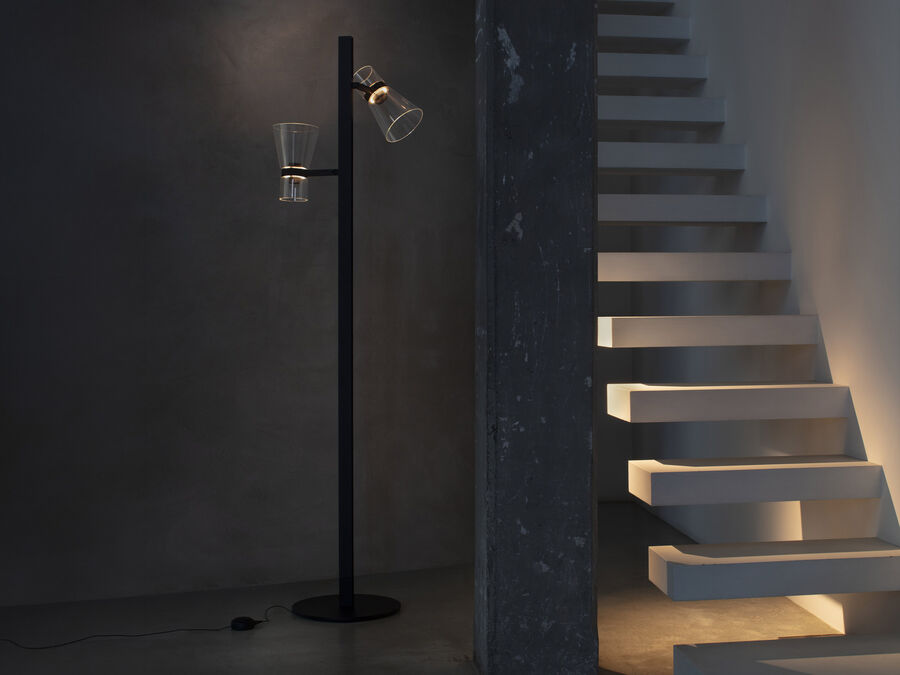 Flos Nocturne F2 Cone lamp, Floor in environment