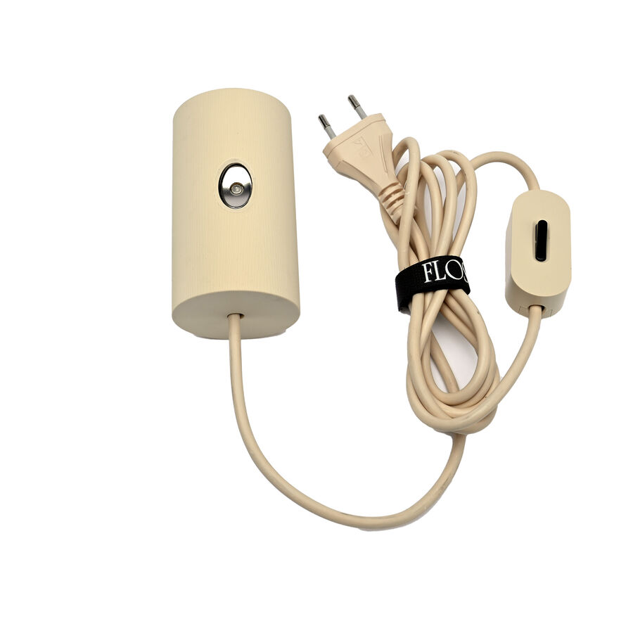 Originales Flos Ersatzteil Beige electric mounting with On/Off switch and diffuser