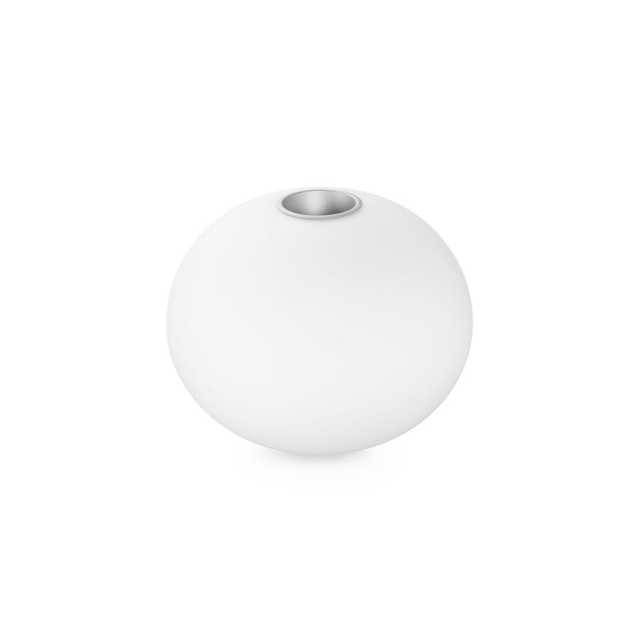 Flos Original Spare Part Glo-Ball opal diffuser. Grey Base