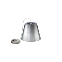 Lamp holder wiring assembly with aluminized silver external diffuser