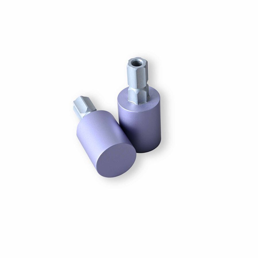 Originales Flos Ersatzteil Terminal Joint L90 Almendra Lilac Metallized