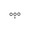 IC Lights T1 High Flos Original Spare Part, Gasket and foot kit for ic high-low