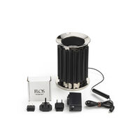 Taccia Small Led Black base and new dimmer assembly