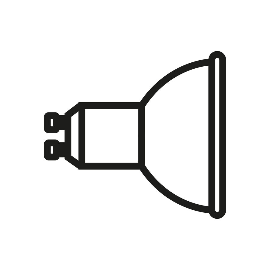 Flos LED Lamp 6,5W GU10 120V 2700K White lamp, Bulbs