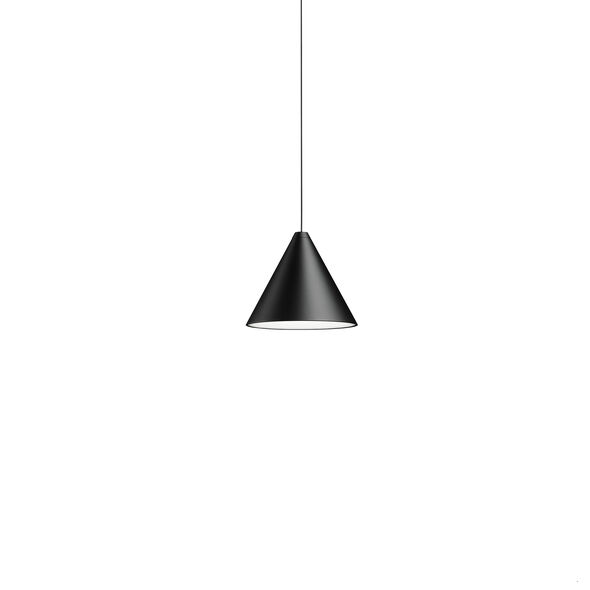 Flos String Light - Cone head - 22mt cable - CASAMBI Ready lamp, Black Lamps