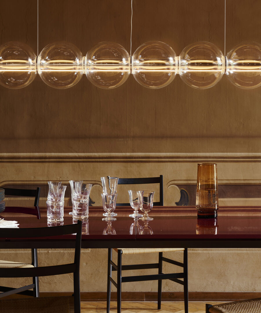 Flos Luce Sferica S1 lamp, Suspension Lamps in environment