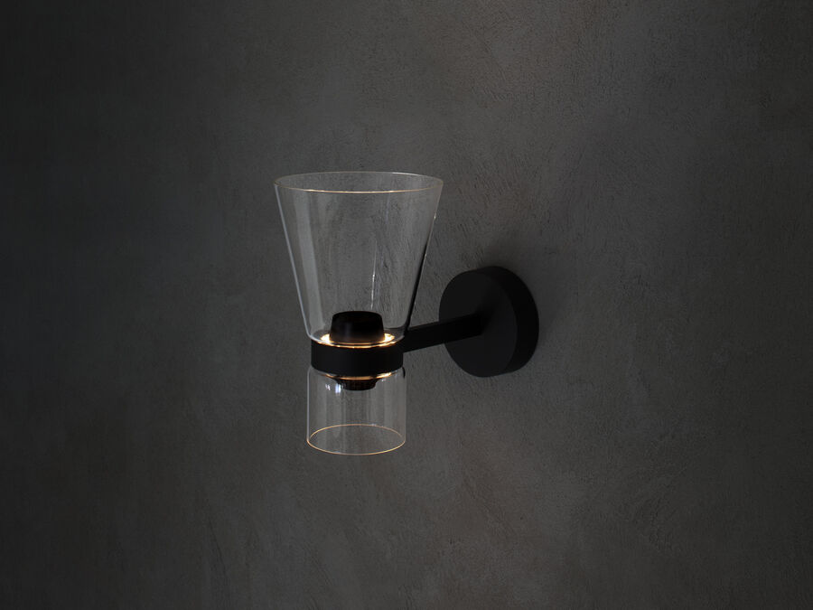 Flos Nocturne W Cone lamp, Wall in environment