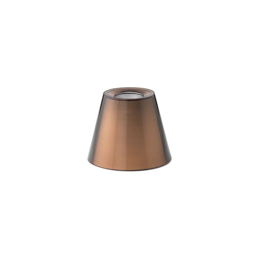 Originales Flos Ersatzteil Ktribe Wall & Floor 1 bronzefarbene aluminiumbeschichtete Diffusoreinheit
