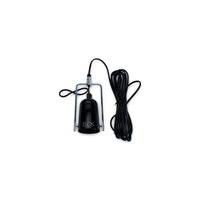 265/265 Small Black UL lamp holder with reflector support and electrical cable assembly