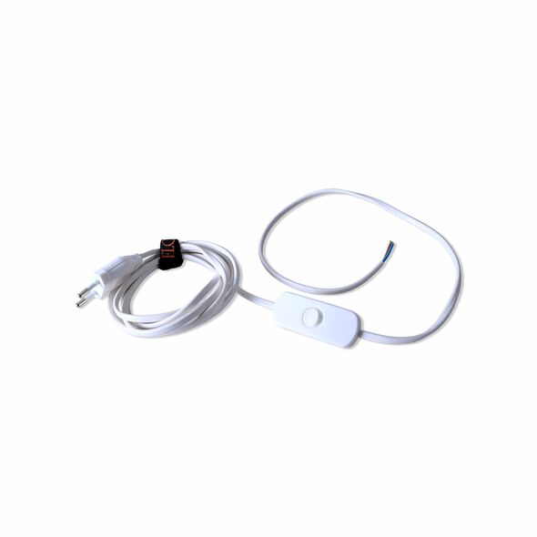 Mini Glo-Ball Table Assembly Electrical Wiring with Switch White