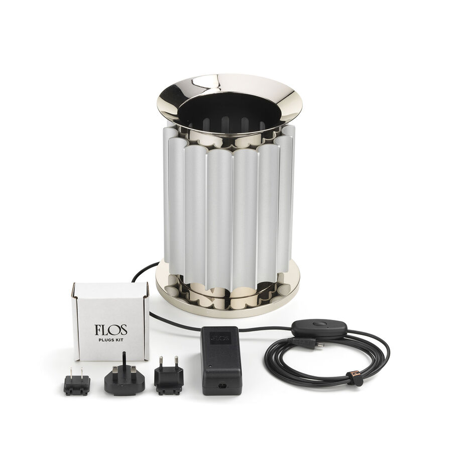 Flos Original Spare Part Taccia led Anodized silver base