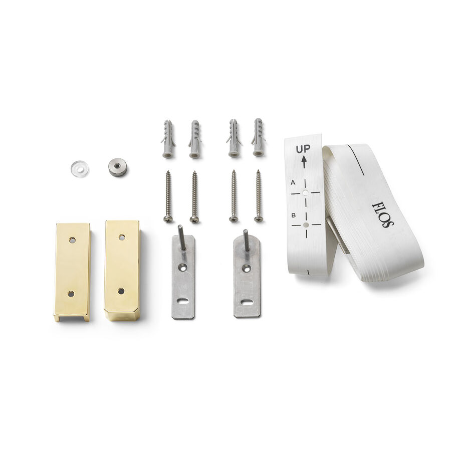 Flos Original Spare Part Wirering Kit with screws, nuts and components