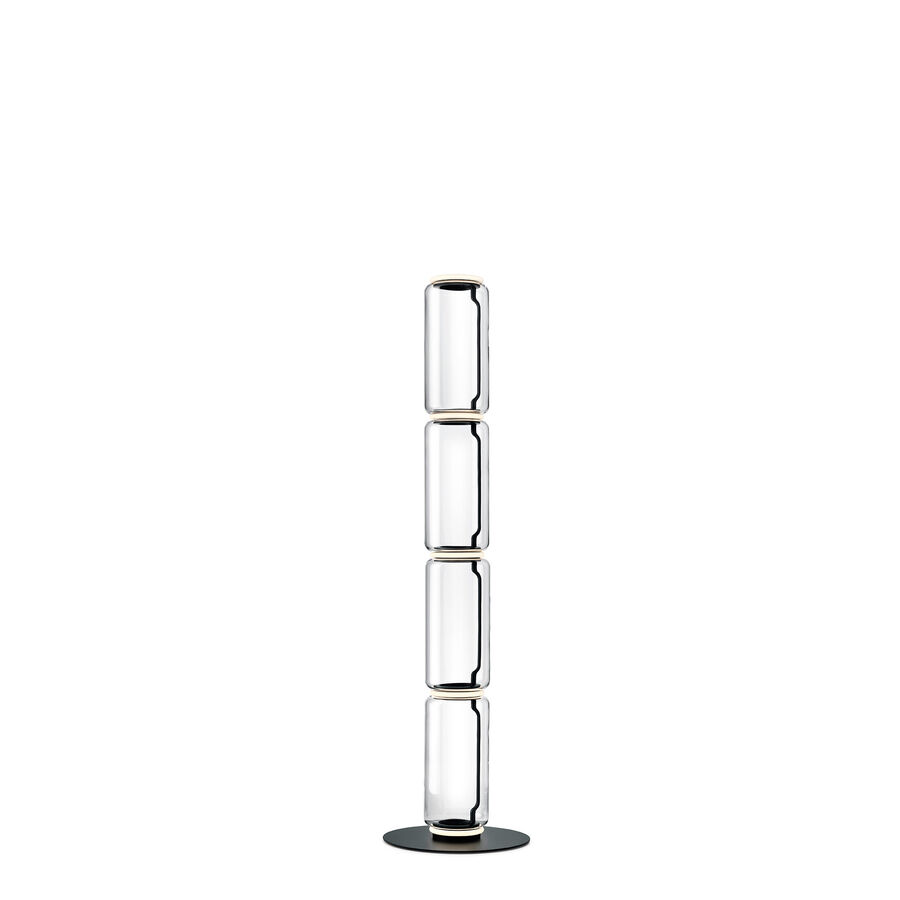 Lampe Flos Noctambule Floor 4 High Cylinder Big Base, Sol