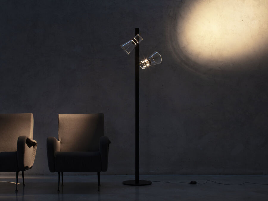 Flos Nocturne F2 Cone lamp, Floor in environment