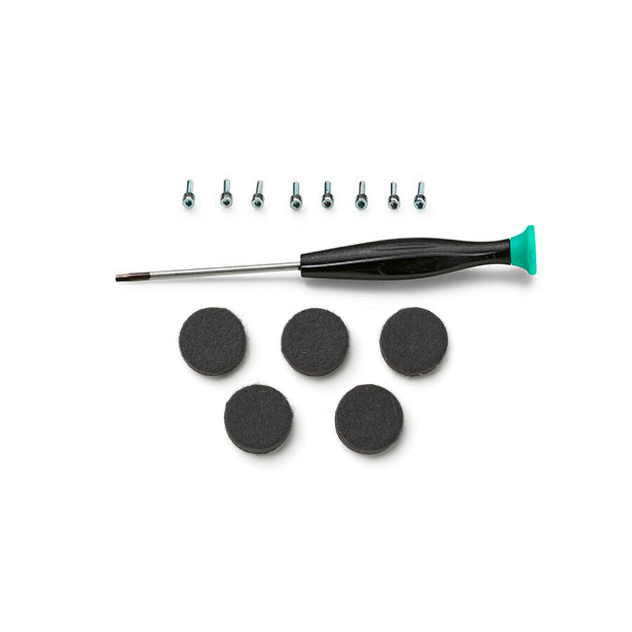 Flos Original Spare Part Coordinates Floor Kit of screws, screwdriver ad feet pads