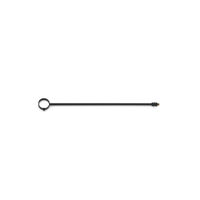 2097/30 Opal black medium arm (330mm)