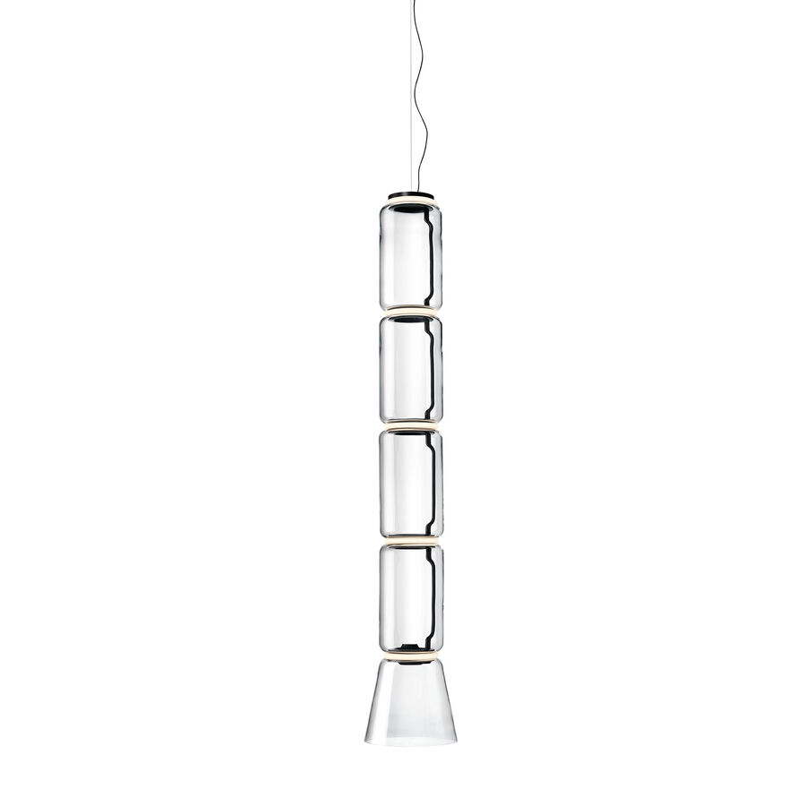 Flos Noctambule Suspension 4 Low Cylinder Cone lamp, Pendant