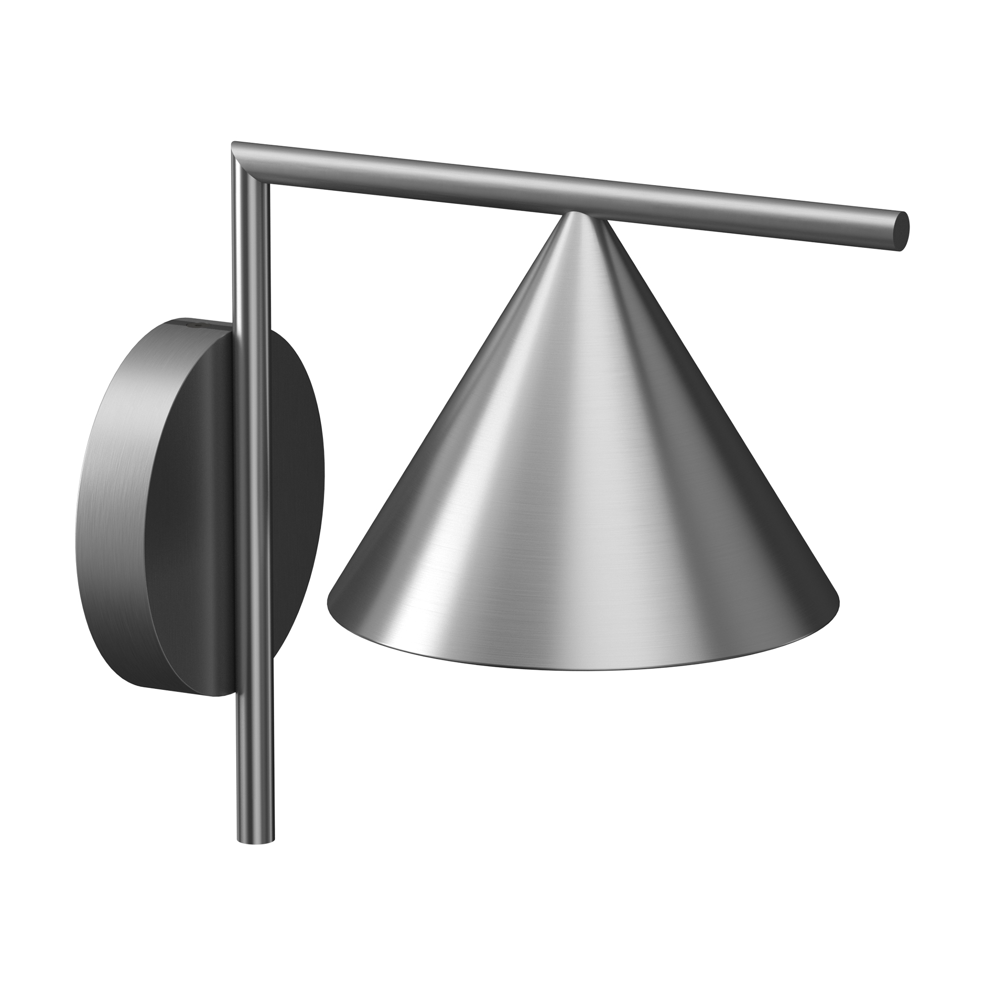 Flos Captain Flint Outdoor W1 Dimmable 1-10V lamp, Silver and Chrome Selection