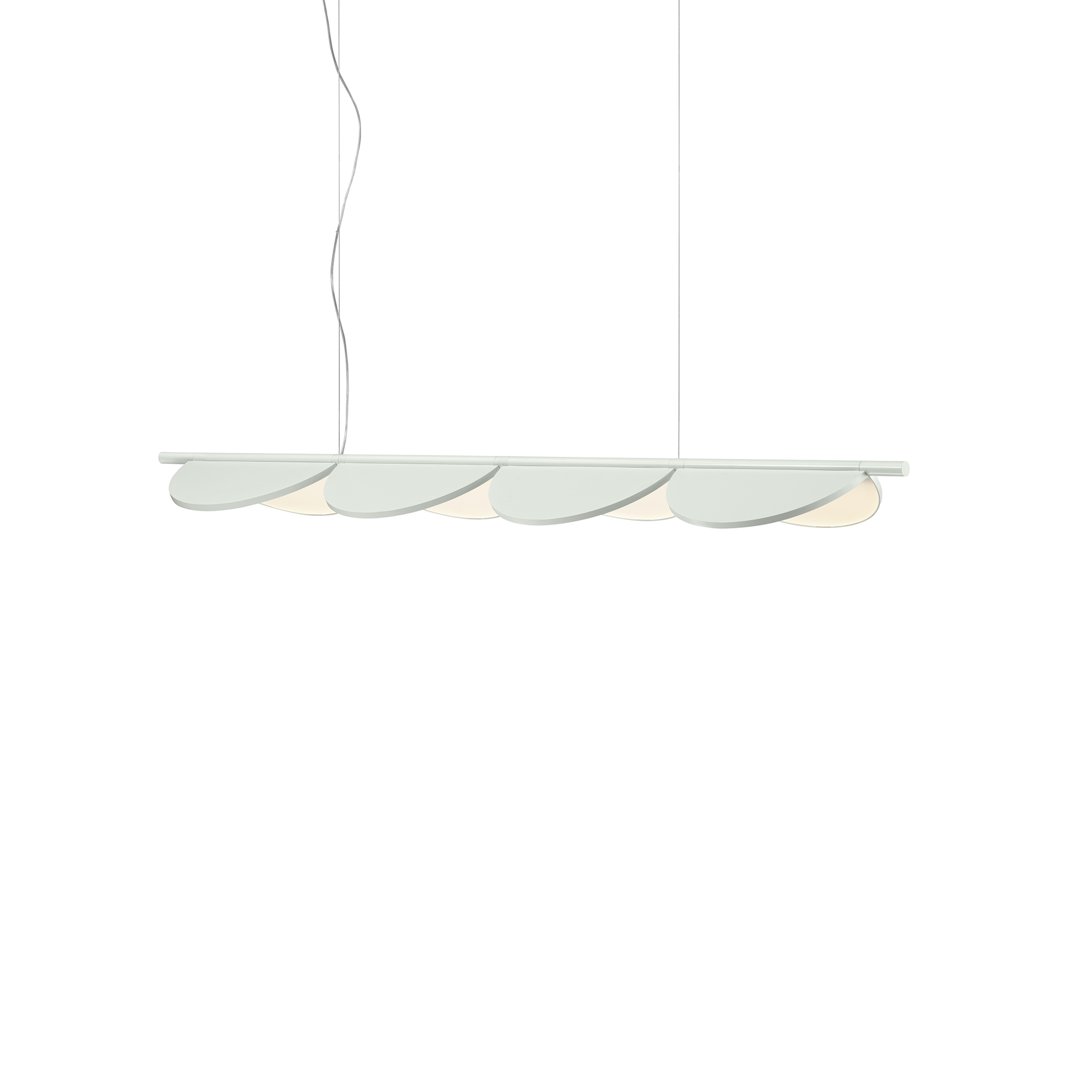 Flos Almendra Linear Suspension 4 Primer lamp, White Lamps