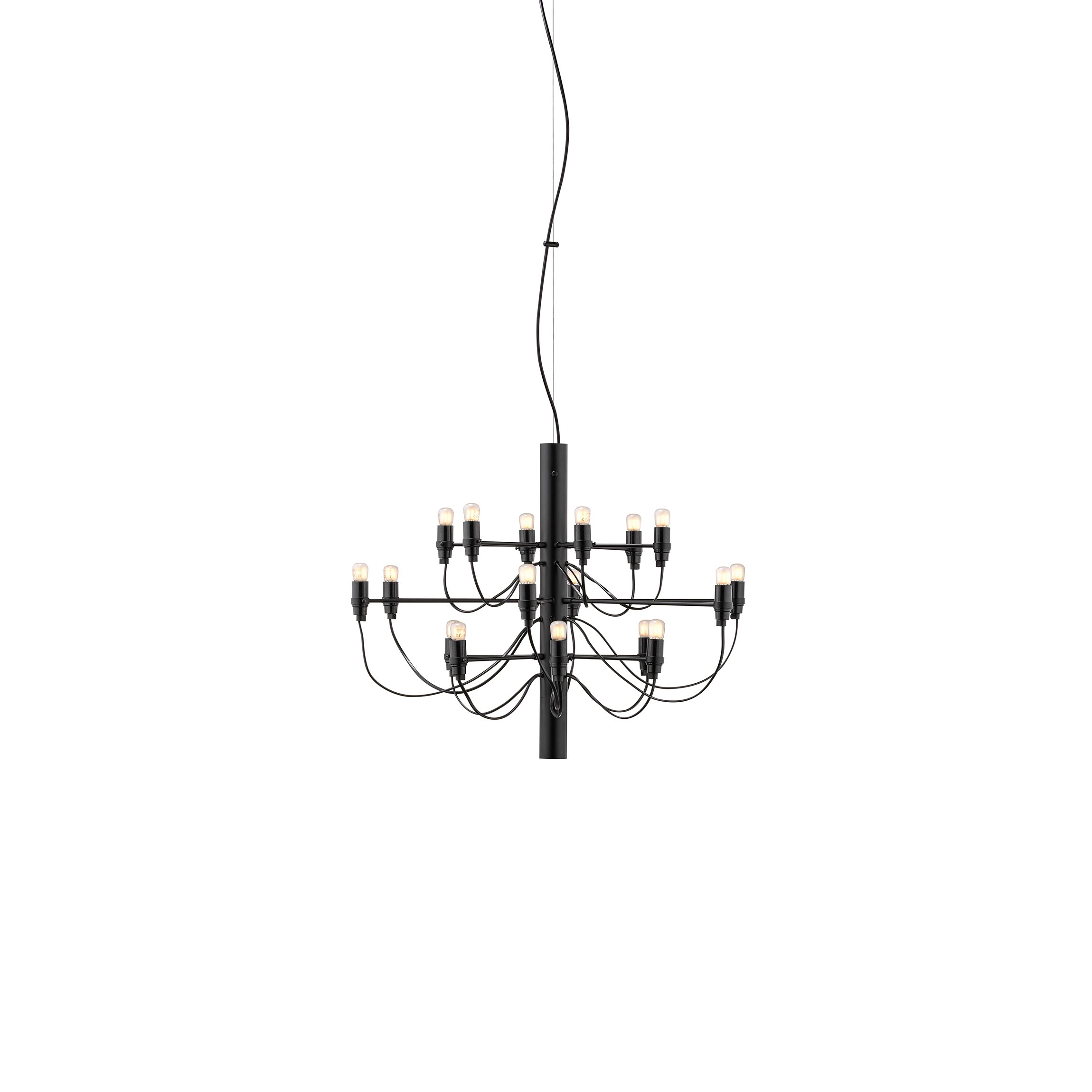 Lampe Flos 2097/18 (frosted bulbs), Lampes noires