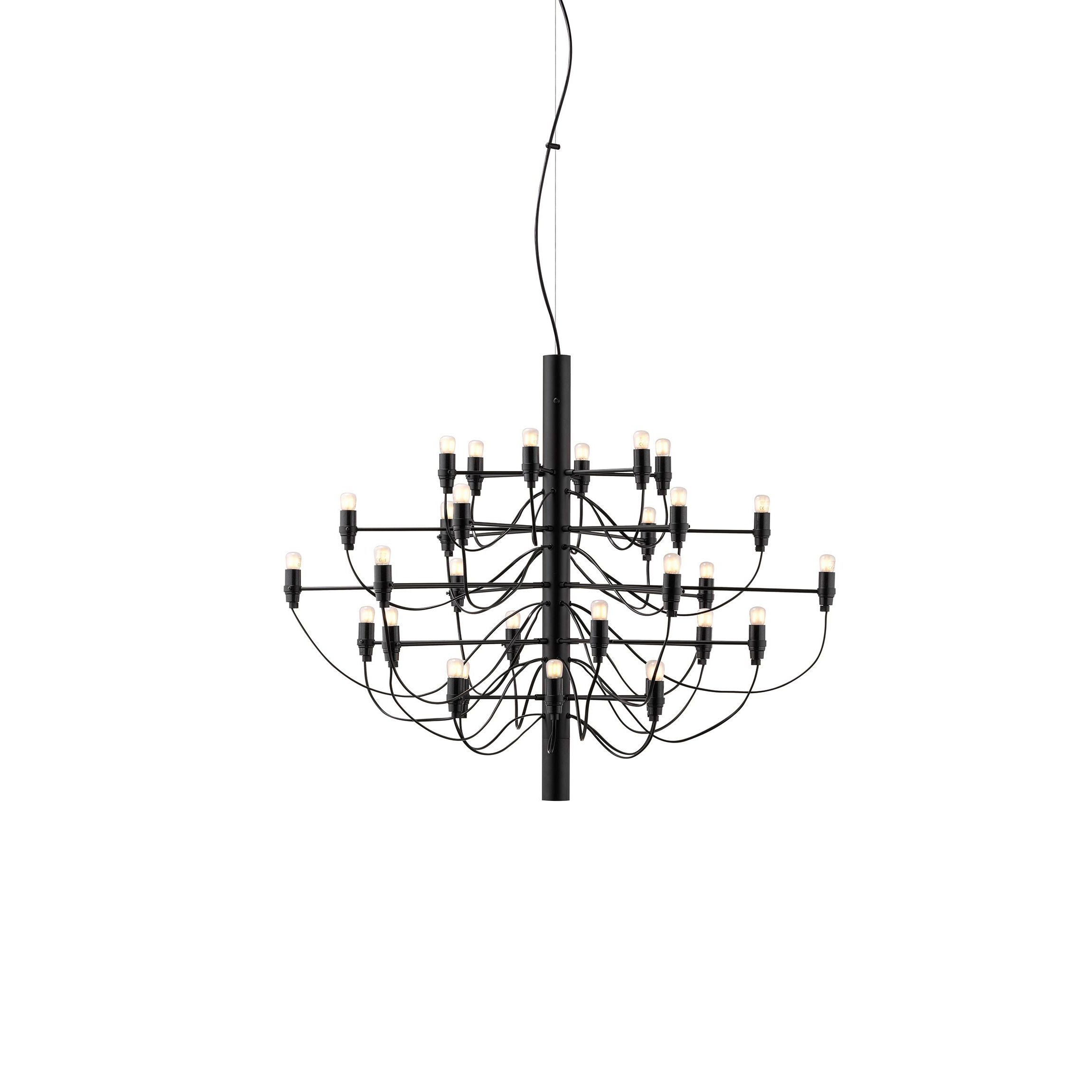 Lampe Flos 2097/30 (frosted bulbs), Lampes noires