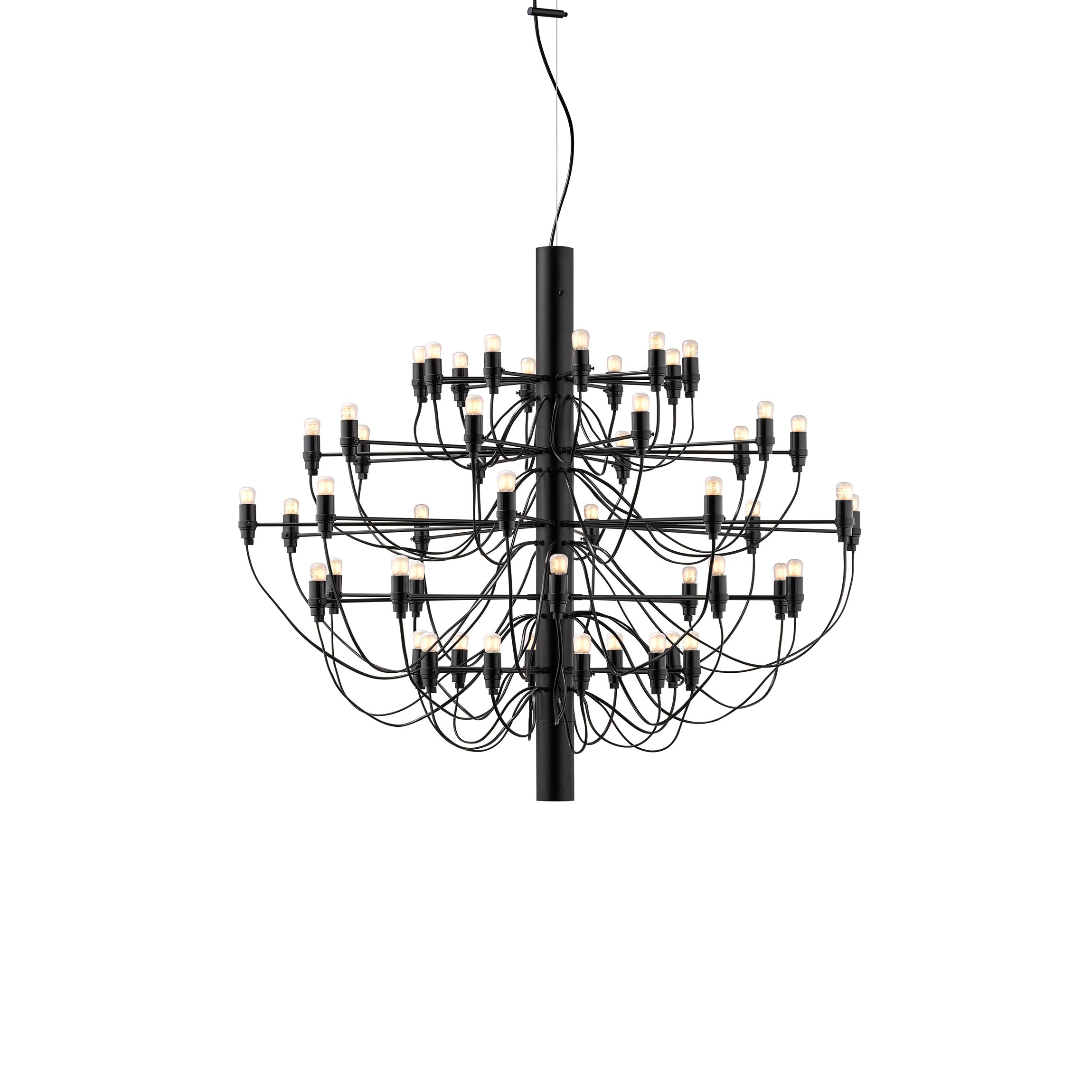 Lampe Flos 2097/50 (frosted bulbs), Lampes noires