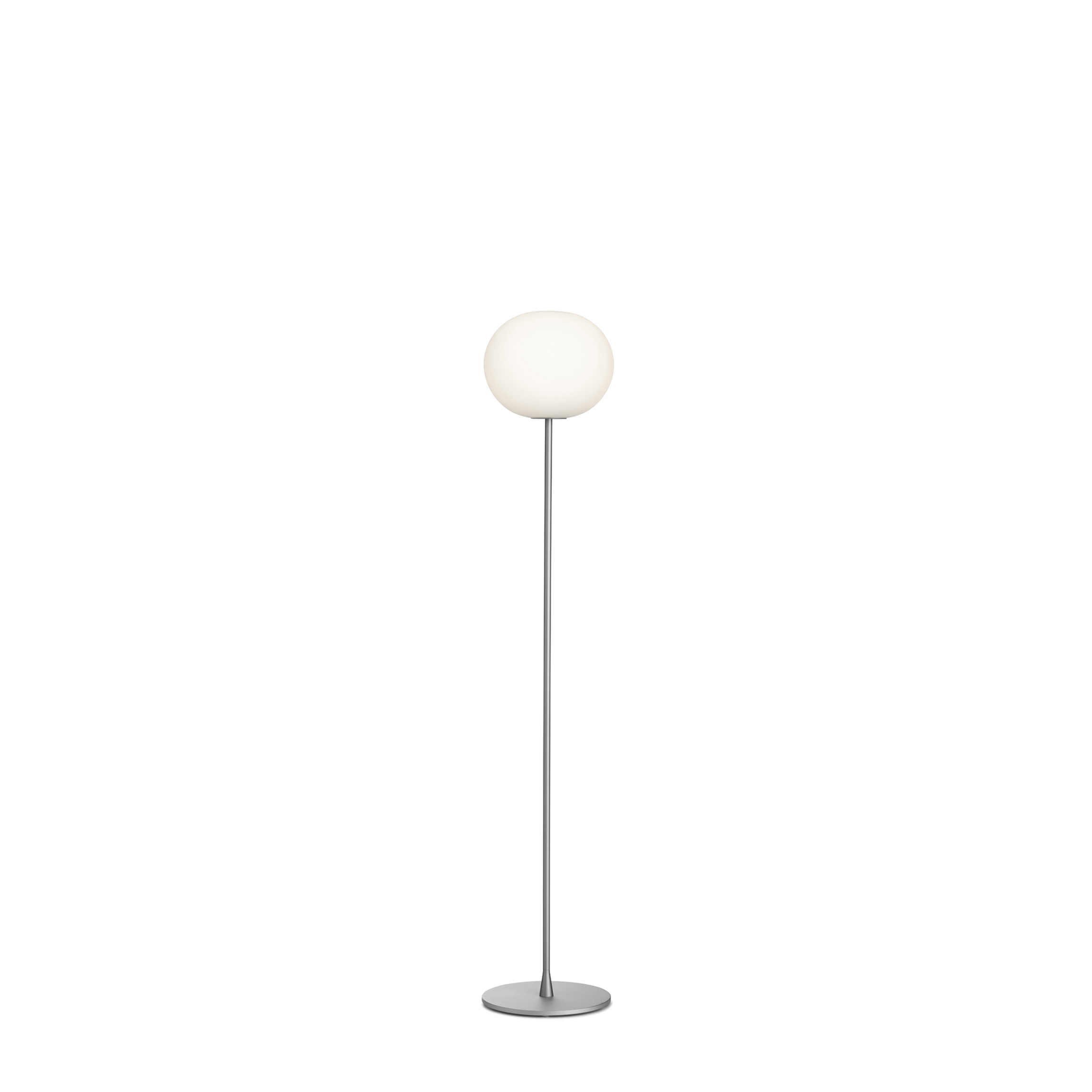 Flos Glo-Ball Floor 2 lamp, Silver and Chrome Selection