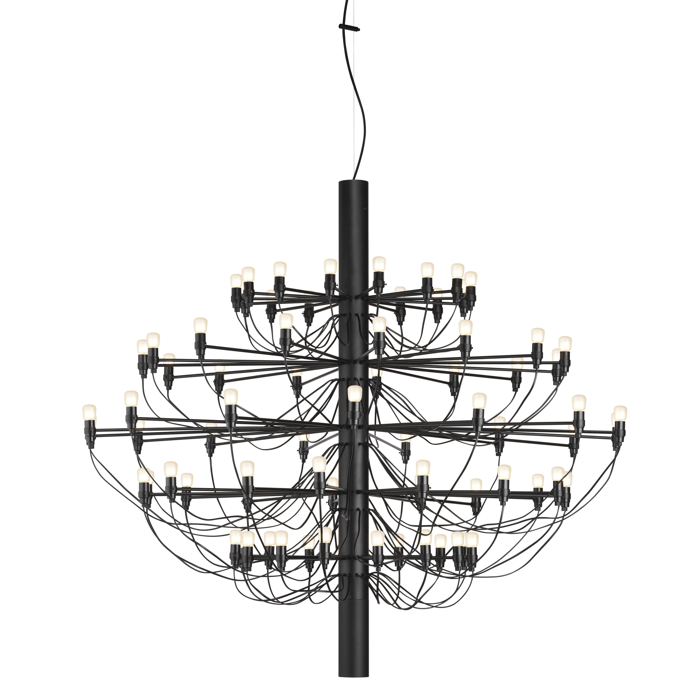 Lampe Flos 2097/75 (frosted bulbs), Lampes noires