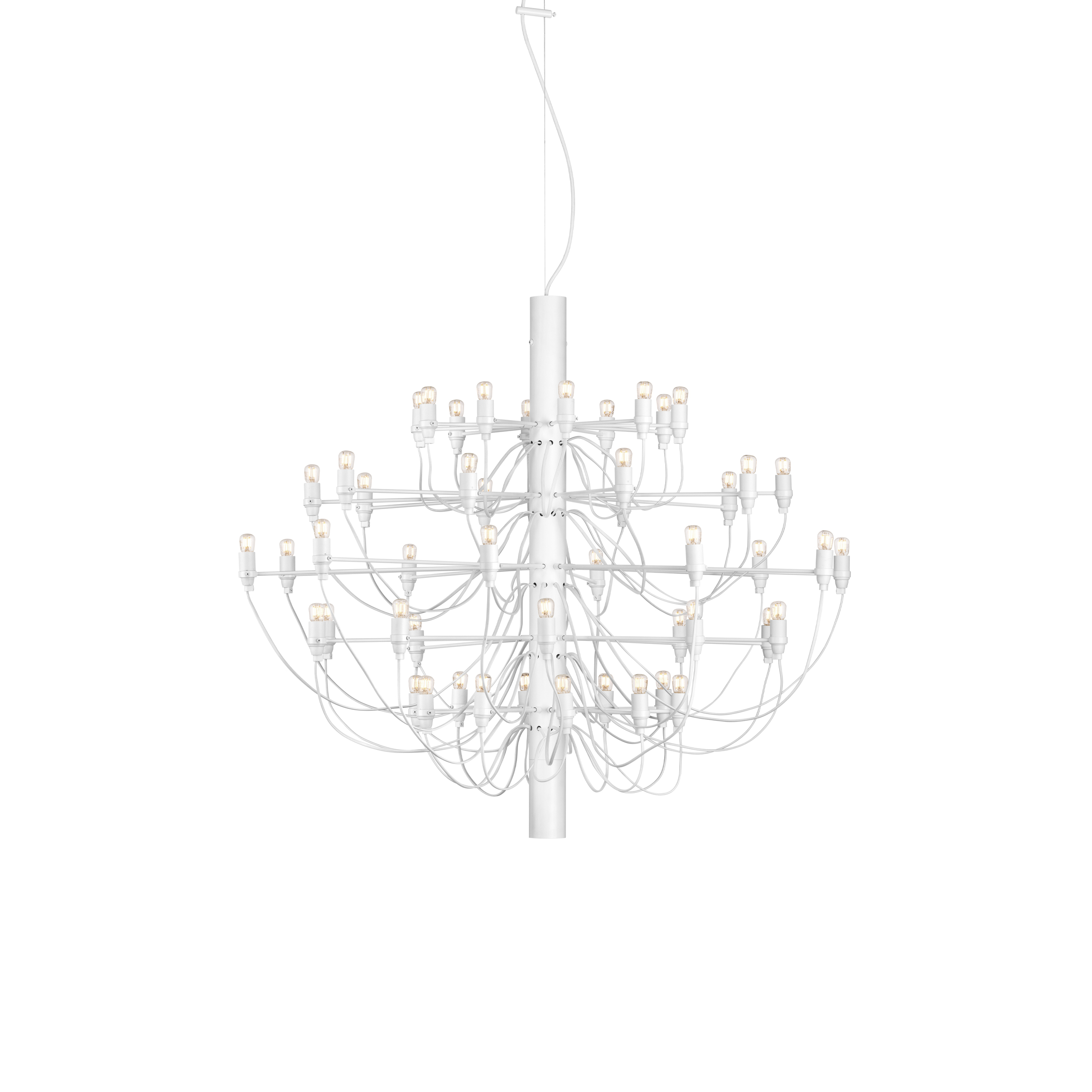 Flos 2097/50 (clear bulbs) lamp, White Lamps