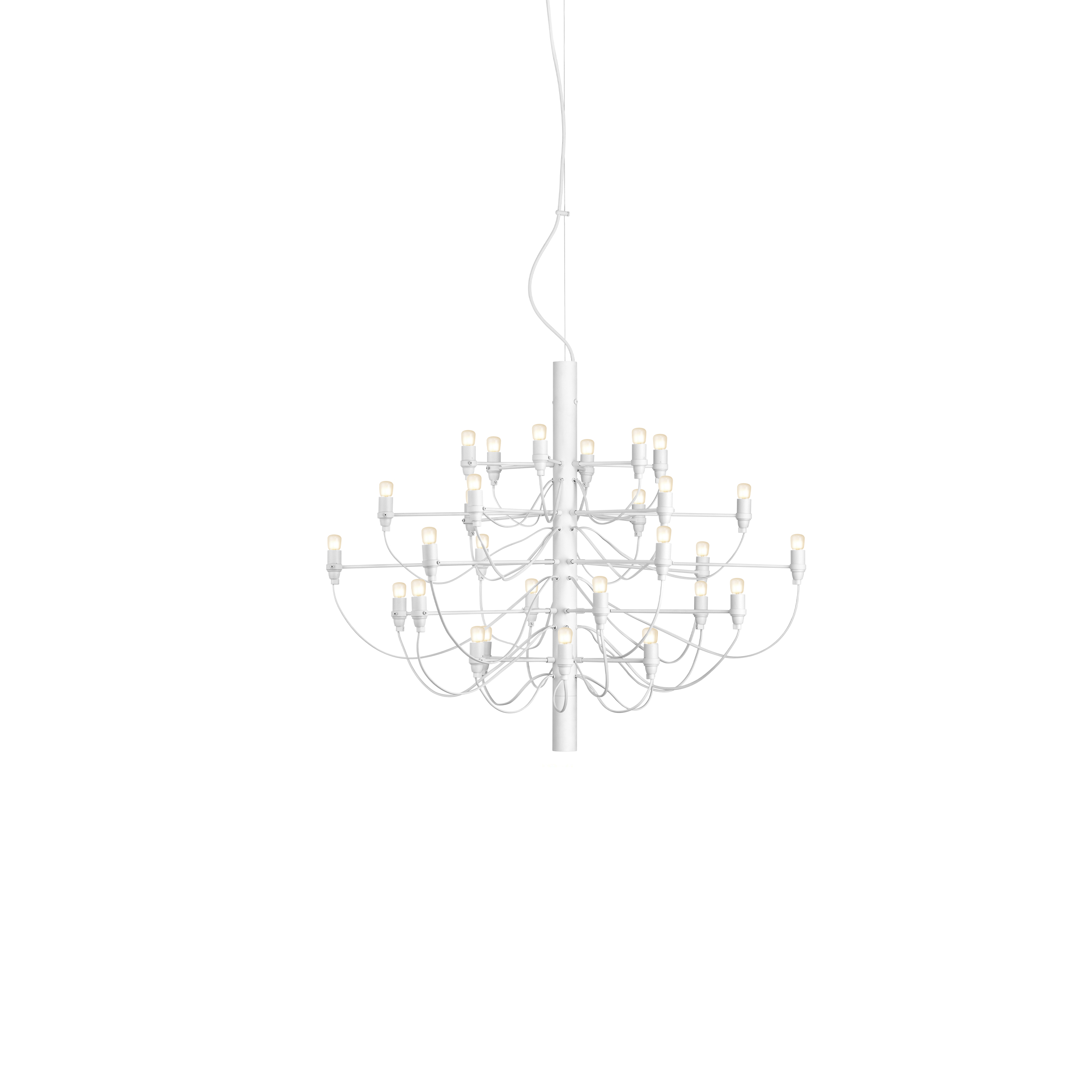 Flos 2097/30 (frosted bulbs) lamp, White Lamps